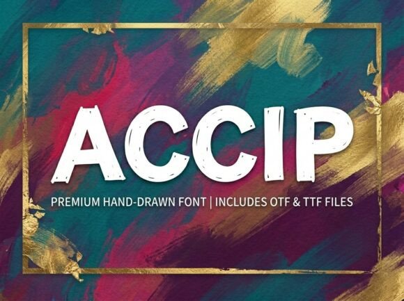 Accip: A Stunning Display Font for High-Impact Web Design