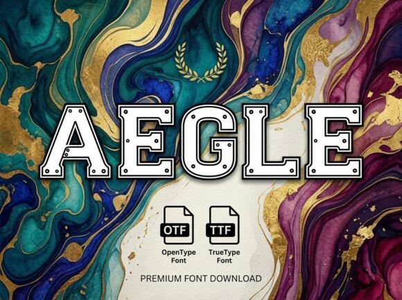 Aegle: The Monumental Display Typeface for Modern Web Design