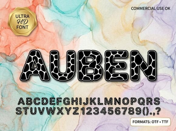 Auben: The Avant-Garde Display Font for Campaign Focal Points