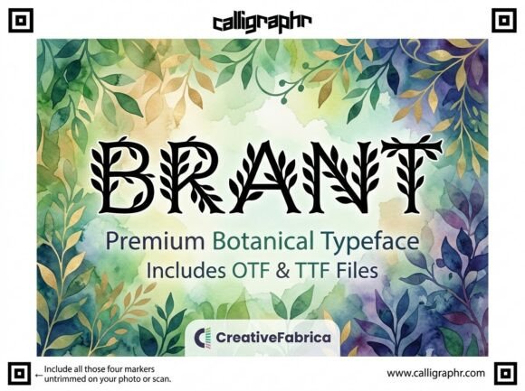 Brant: The Avant-Garde Display Font for Handmade Creators