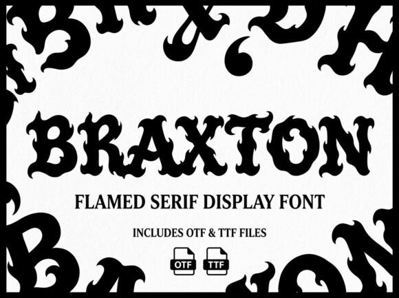 Braxton: The Premium Display Font for Editorial Design