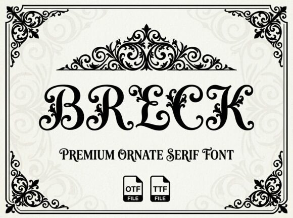 Breck: A Stunning Display Font for Editorial Design