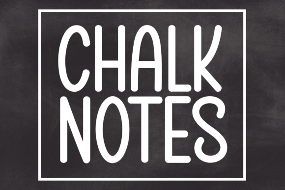 Chalk Notes: The Ultimate Handcrafted Display Typeface