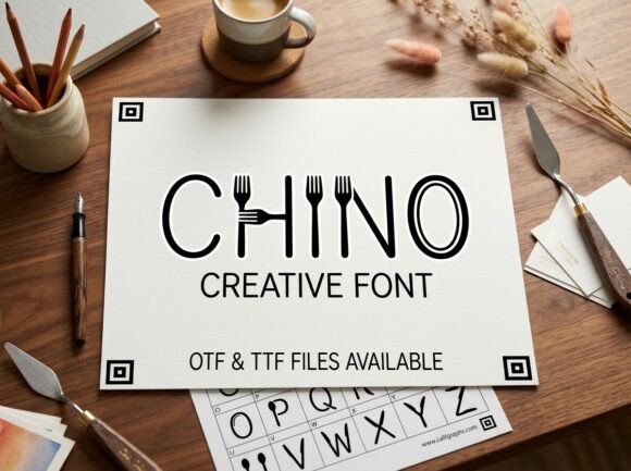 Chino: The Stunning Display Font for Creative Product Design