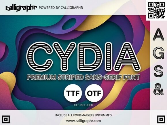 Cydia: A Playful Display Font for Creative Makers