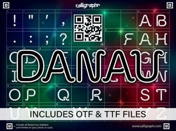 Danau: A Modern Display Typeface for Editorial Clarity