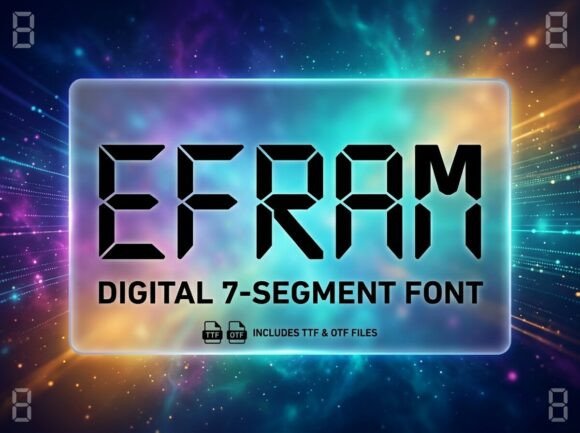 Efram: A Stunning Display Font for Creative Product Brands