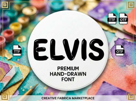 Elvis: The Premium Hand-Drawn Display Font for Bold Campaigns