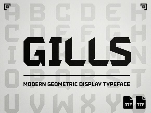 Gills: The Ultimate Display Font for Bold Branding