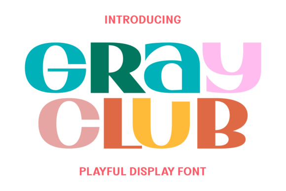 Gray Club: The Premium Display Font for Editorial Design