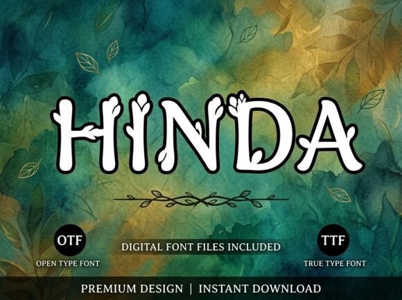 Hinda: A Stunning Display Font for Memorable Branding