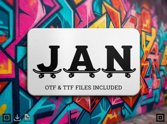Jan: The Rebellious Display Typeface for Bold Crafts