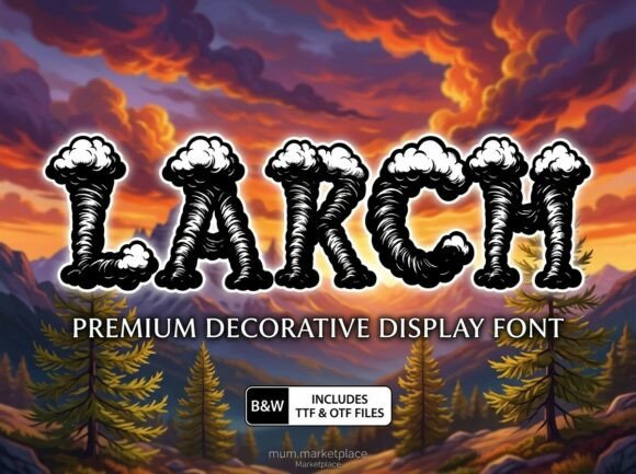 Larch: The Bold Display Typeface for Stronger Brand Identity
