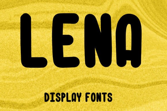 Lena Display Font for Bold Small Business Branding