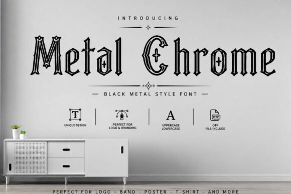 Metal Chrome: The Bold Gothic Typeface for High-Impact Campaigns