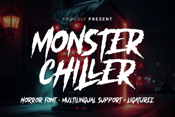 Monster Chiller: A Premium Display Font for Editorial Design