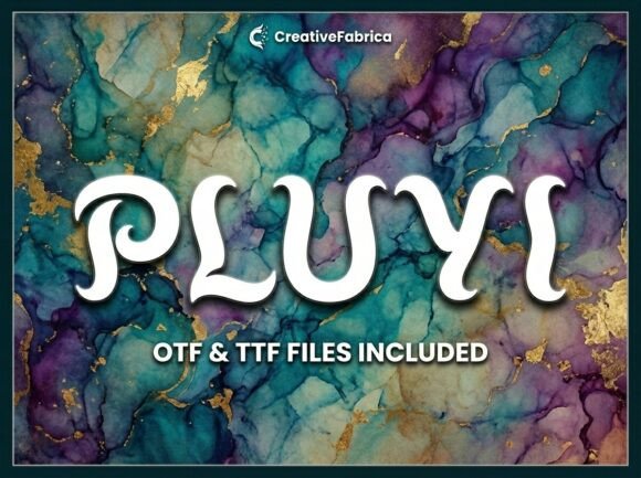 Pluvi: A Stunning Display Font for Modern Web Design