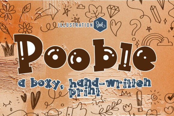 Pooble Display Typeface for Bold Product Branding