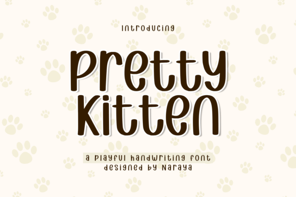 Pretty Kitten: The Playful Display Font for Campaign Success