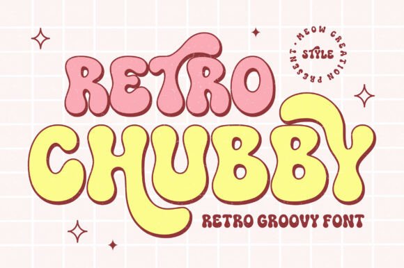 Retro Chubby: The Vintage Typeface for Bold Editorial Design
