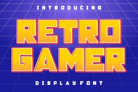 Retro Gamer: The Bold Display Typeface for Viral Campaigns