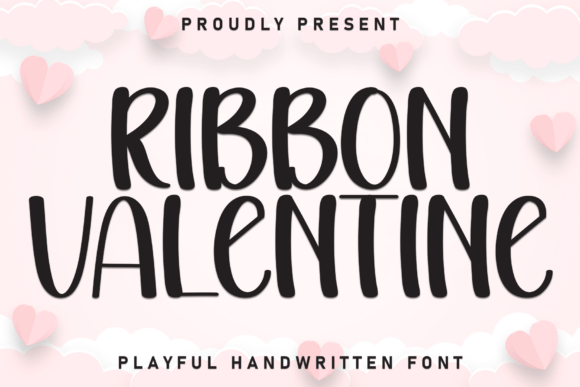 Ribbon Valentine: A Handwritten Display Font for Modern Web Design