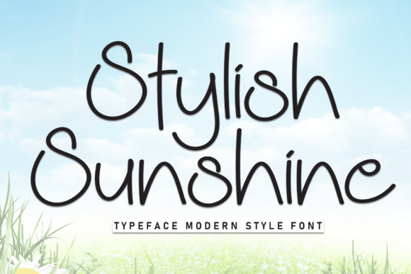 Stylish Sunshine: The Vibrant Display Typeface for Modern Web Design
