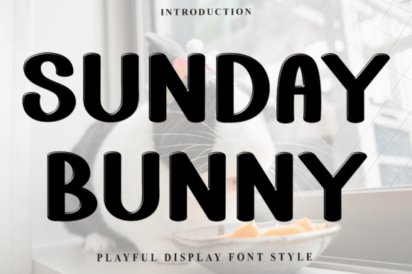 Sunday Bunny: A Soft Display Font for Handmade Creations