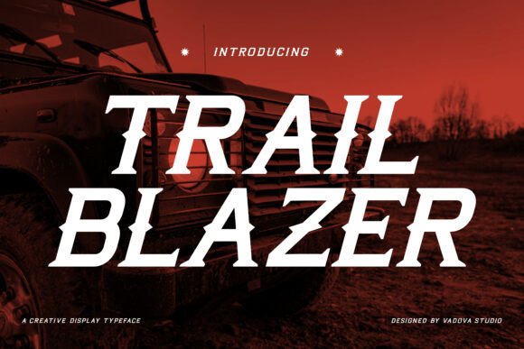 Trail Blazer: A Bold Display Serif for Adventure Branding